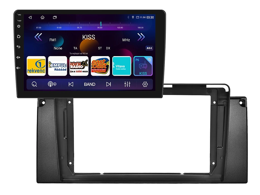 ISUDAR 2DIN AUTORÁDIO T72-IEV85 ANDROID, BMW E39 / X5 E53