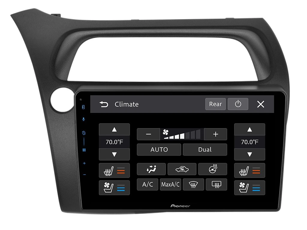 PIONEER 2DIN AUTORÁDIO SPH-PF97BT, HONDA CIVIC 8G