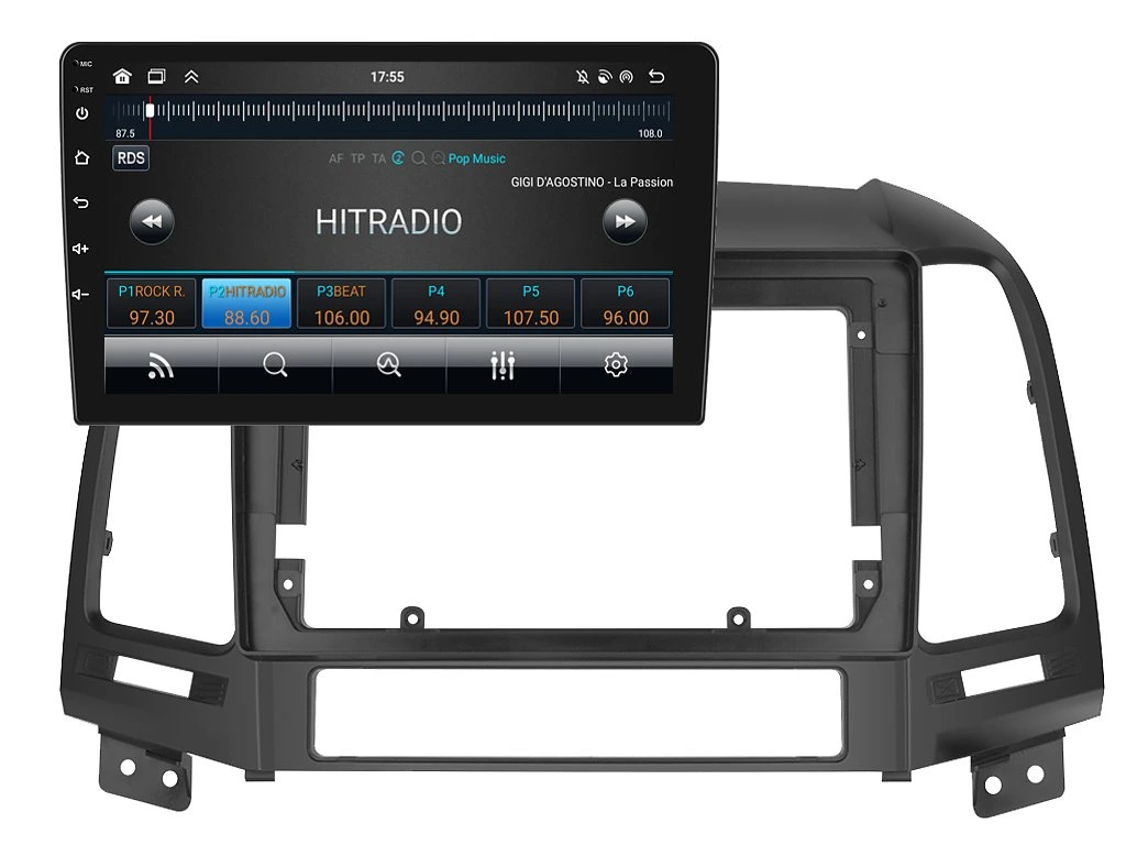 BMODE 2DIN AUTORÁDIO BEX55 ANDROID, HYUNDAI SANTA FE II