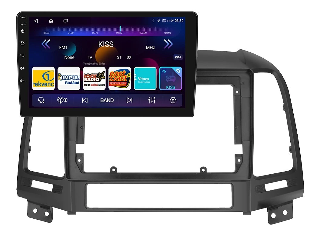 ISUDAR 2DIN AUTORÁDIO T72-IEV69 ANDROID, HYUNDAI SANTA FE II