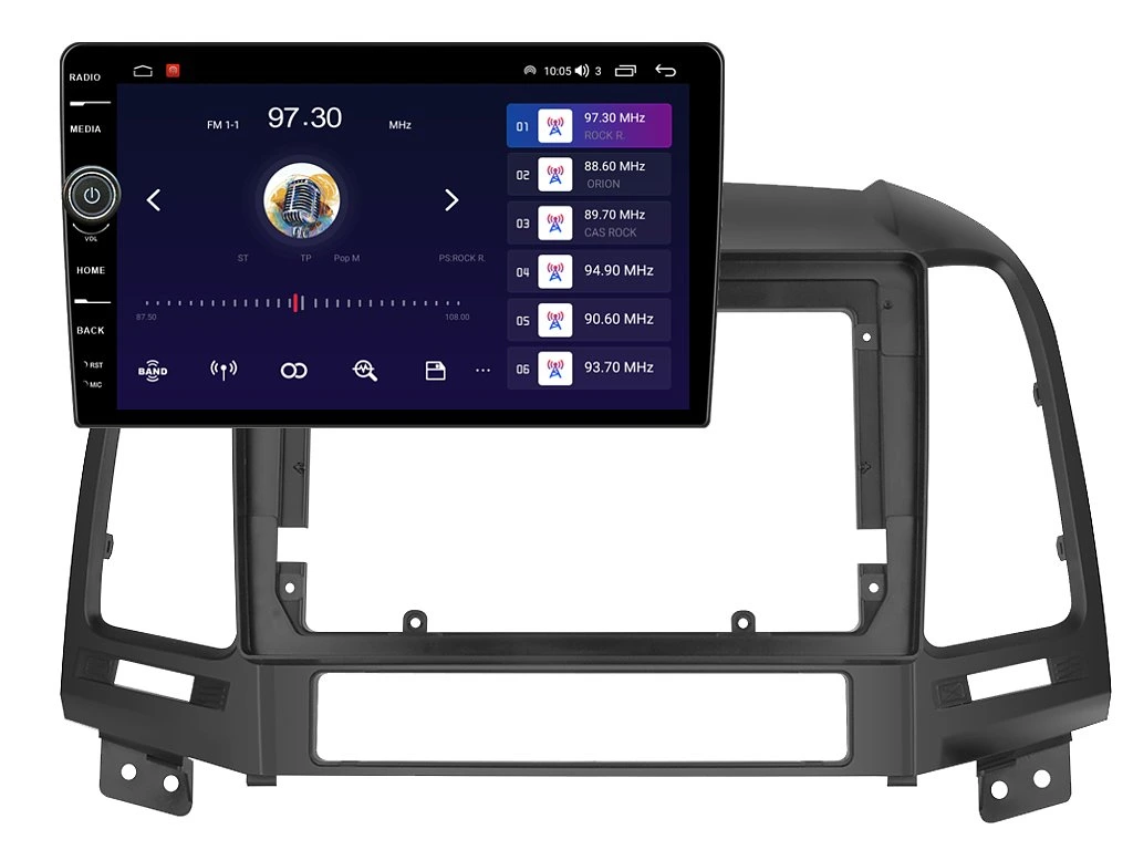 EVEREST 2DIN AUTORÁDIO EVE54 ANDROID, HYUNDAI SANTA FE II
