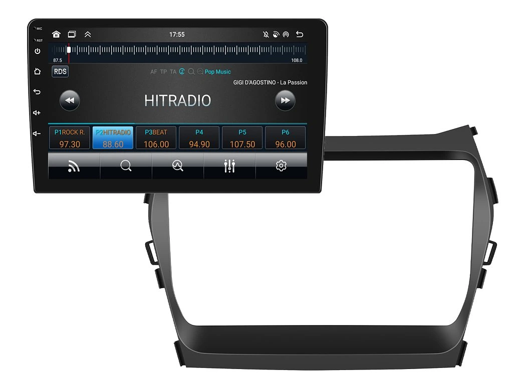 BMODE 2DIN AUTORÁDIO BEV56 ANDROID, HYUNDAI SANTA FE IX45