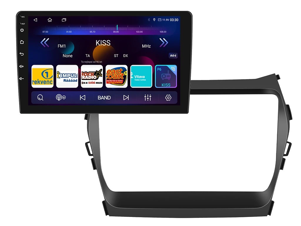 ISUDAR 2DIN AUTORÁDIO T75-IEV96 ANDROID, HYUNDAI SANTA FE IX45