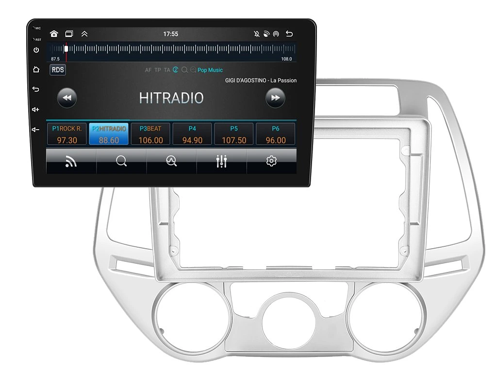 BMODE 2DIN AUTORÁDIO BEV49 ANDROID, HYUNDAI I20