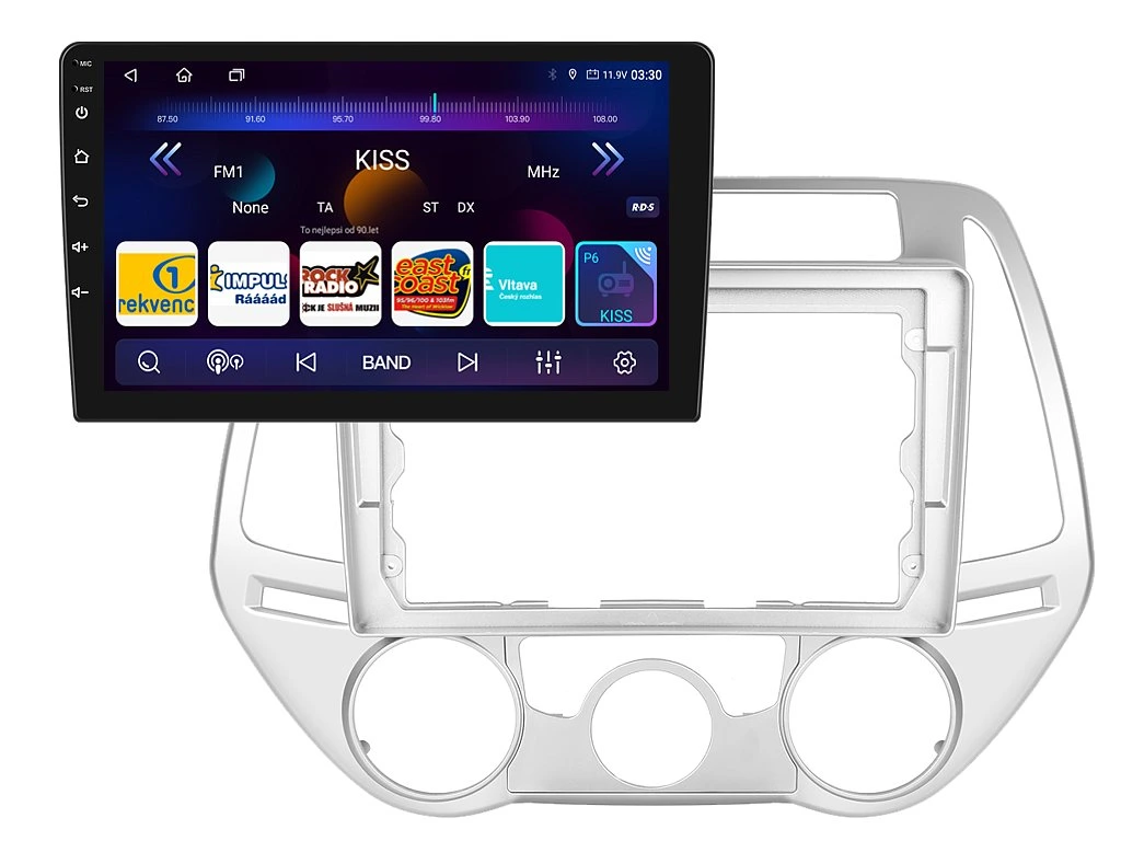 ISUDAR 2DIN AUTORÁDIO T72-IEV91 ANDROID, HYUNDAI I20
