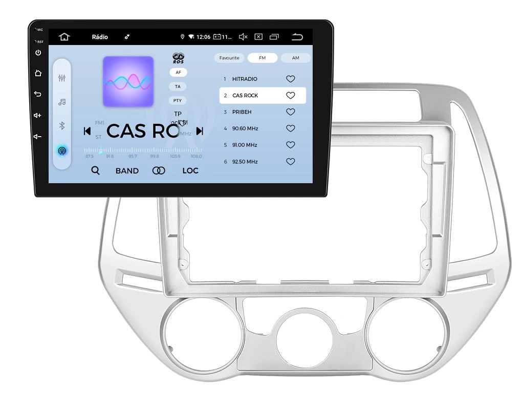 XTRONS 2DIN AUTORÁDIO IQP-XEV45 ANDROID, HYUNDAI I20