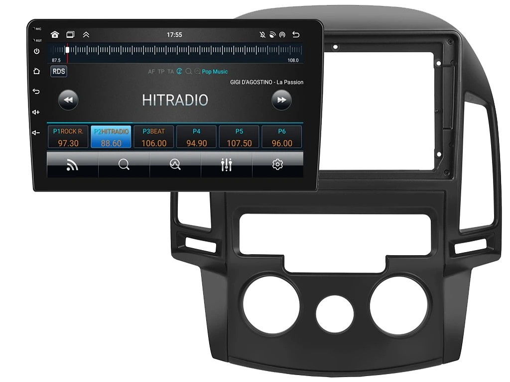 BMODE 2DIN AUTORÁDIO BEV48 ANDROID, HYUNDAI I30 S MANUÁLNÍ KLIMATIZACÍ