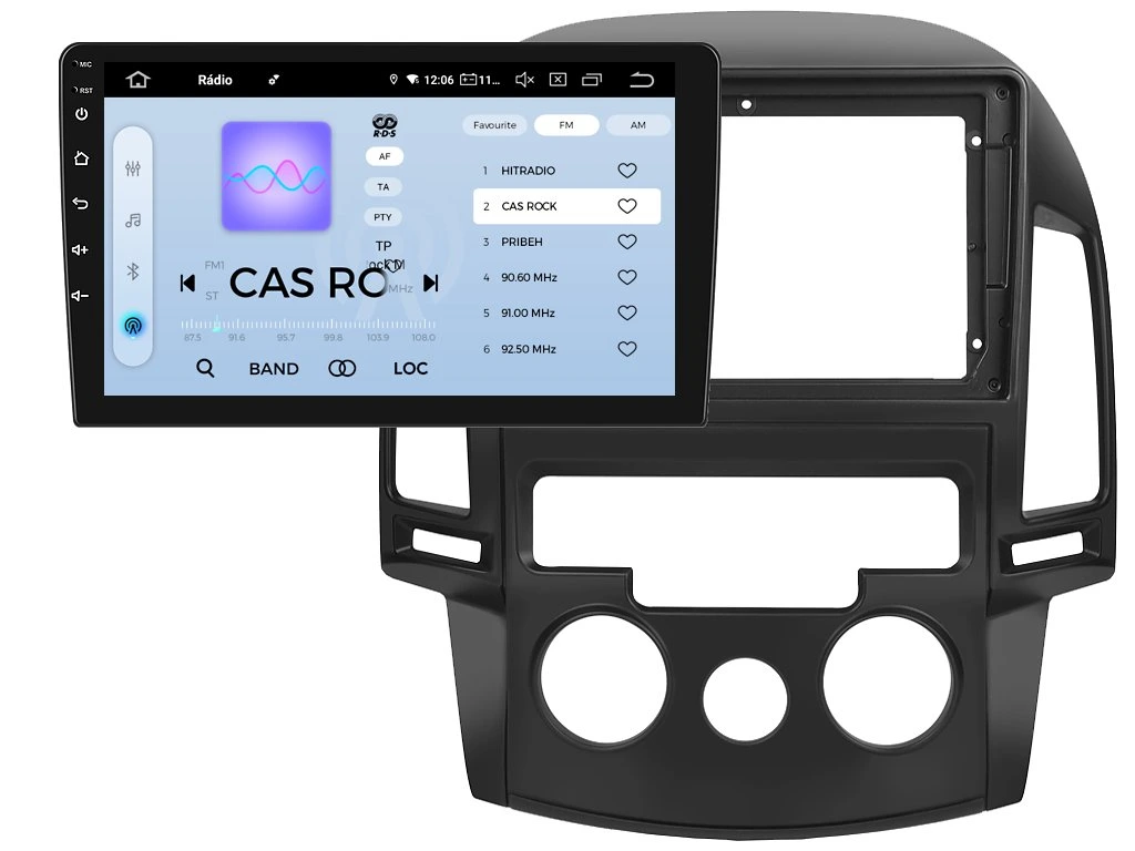 XTRONS 2DIN AUTORÁDIO IQP-XEV43 ANDROID, HYUNDAI I30 S MANUÁLNÍ KLIMATIZACÍ