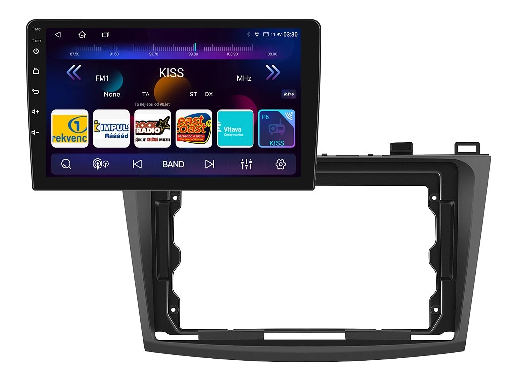 ISUDAR 2DIN AUTORÁDIO T72-IEV100 ANDROID, MAZDA 3 - I. GENERACE