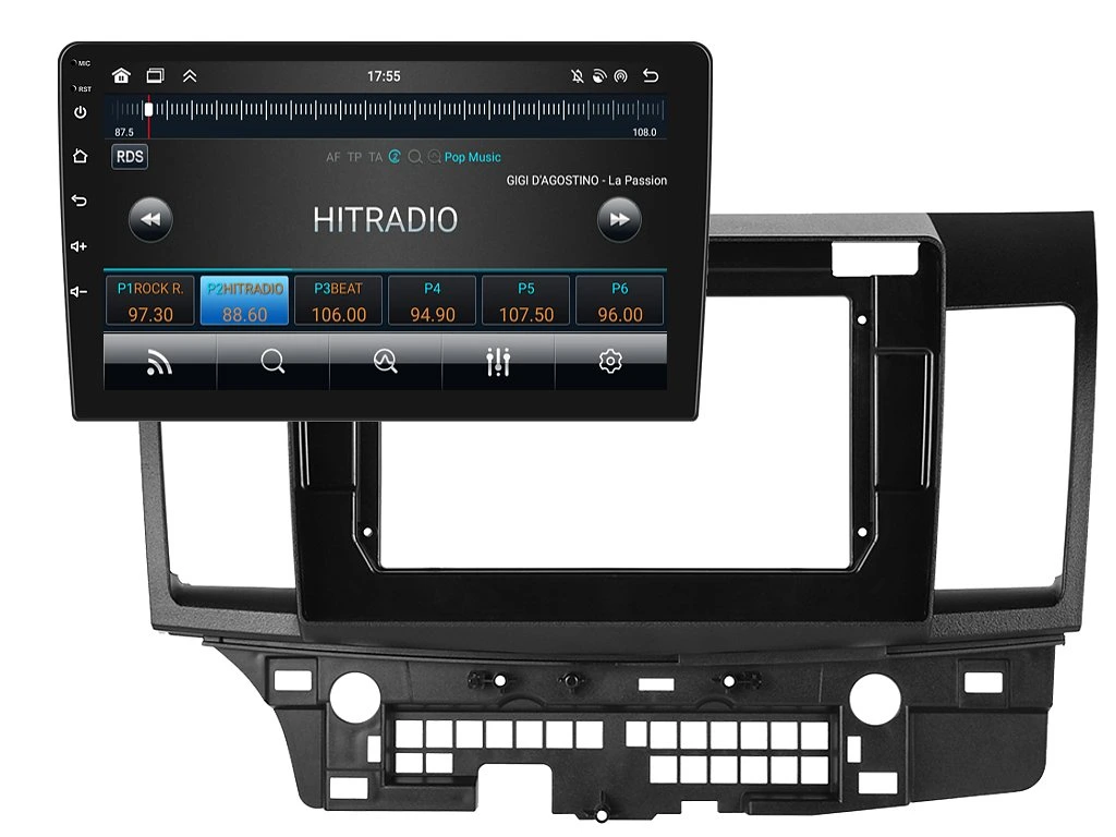 BMODE 2DIN AUTORÁDIO BEV46 ANDROID, MITSUBISHI LANCER VIII