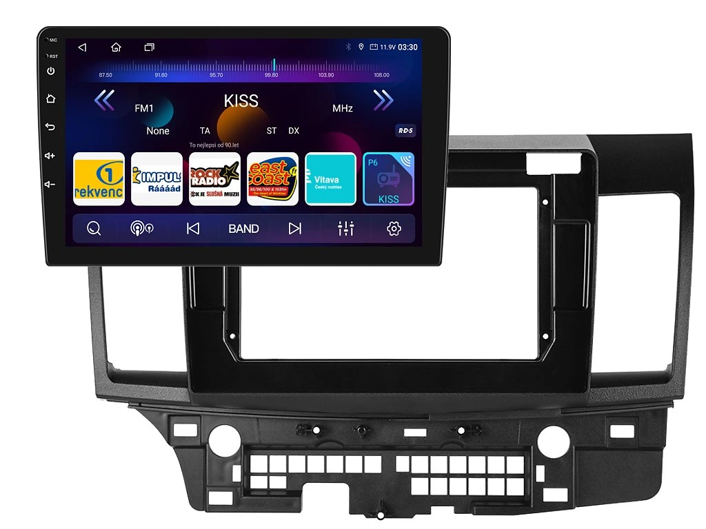 ISUDAR 2DIN AUTORÁDIO T72-IEV52 ANDROID, MITSUBISHI LANCER VIII