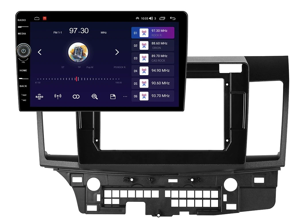 EVEREST 2DIN AUTORÁDIO EVE38 ANDROID, MITSUBISHI LANCER VIII