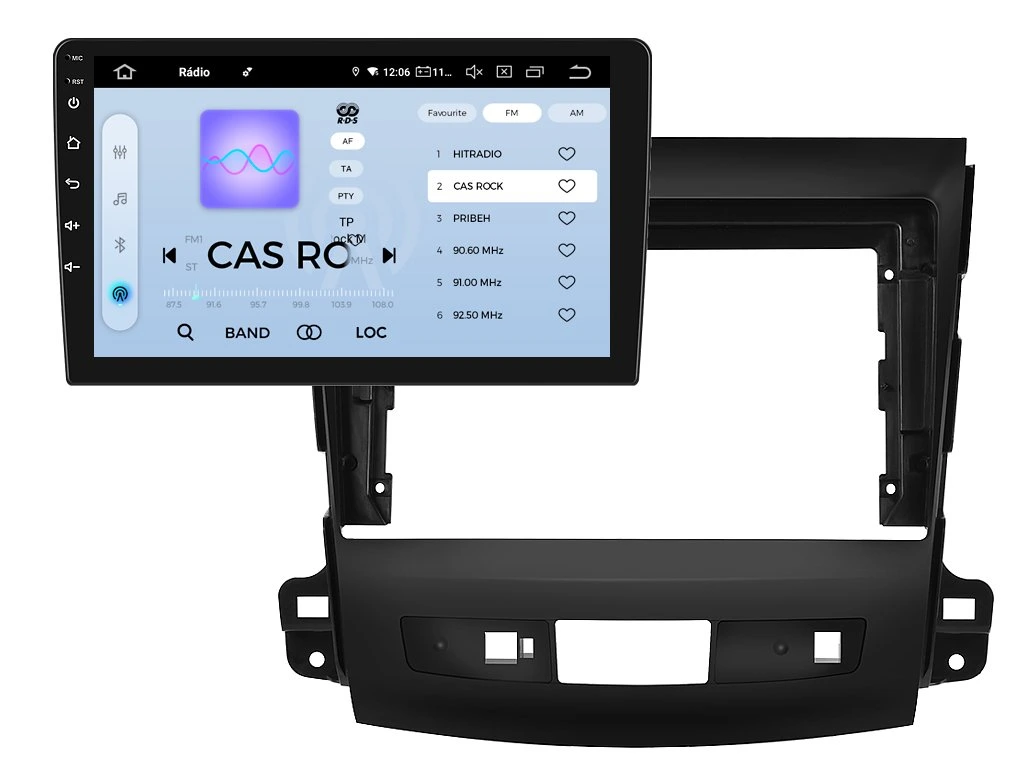 XTRONS 2DIN AUTORÁDIO IQP-XEV39 ANDROID, MITSUBISHI OUTLANDER II / CITROEN C-CROSSER / PEUGEOT 4007