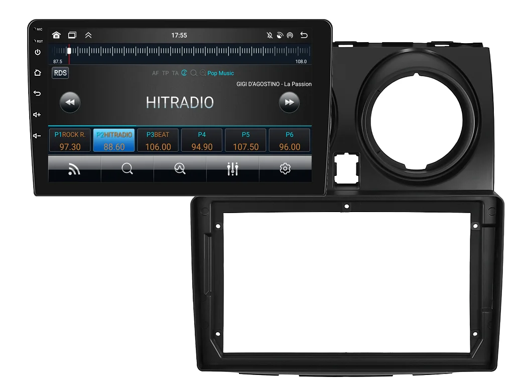 BMODE 2DIN AUTORÁDIO BEV83 ANDROID, NISSAN QASHQAI I