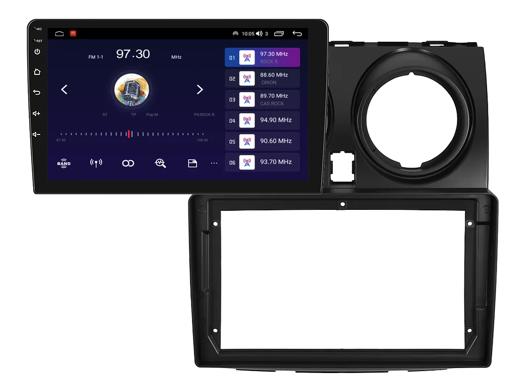 EVEREST 2DIN AUTORÁDIO EVT80 ANDROID, NISSAN QASHQAI I