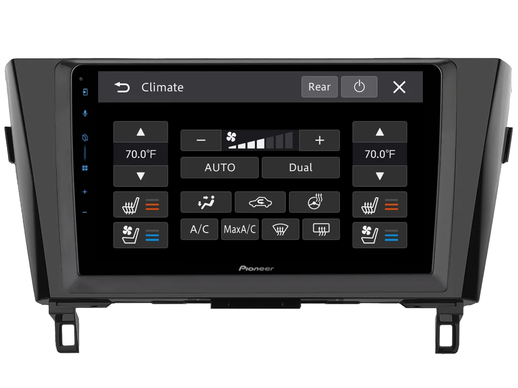 PIONEER 2DIN AUTORÁDIO SPH-PF97BT, NISSAN QASHQAI II / X-TRAIL III