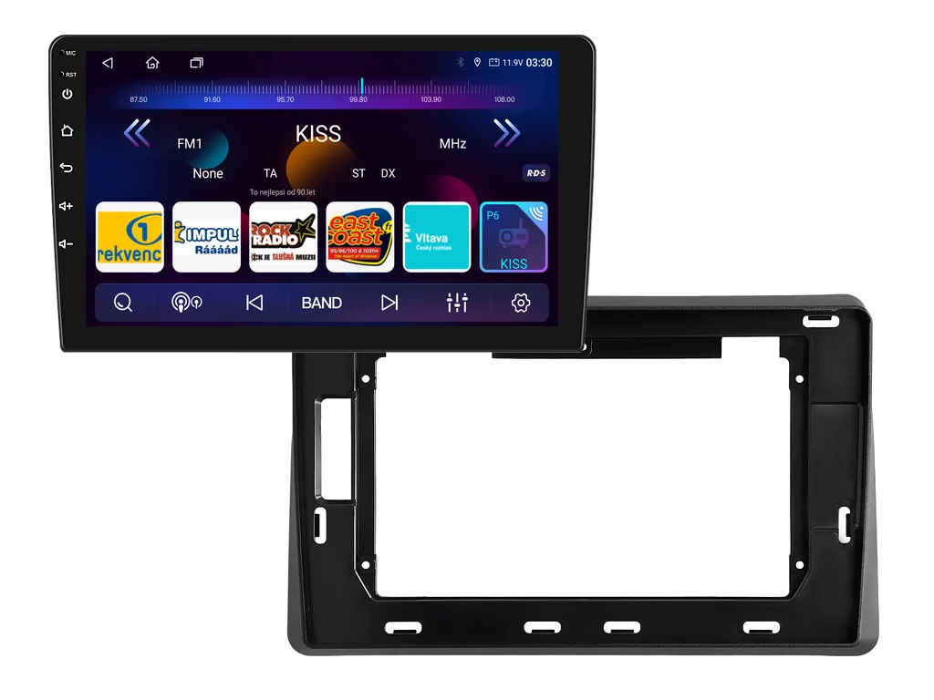 ISUDAR 2DIN AUTORÁDIO T75-IEV208 ANDROID, RENAULT MASTER III, OPEL MOVANO B, NISSAN NV400