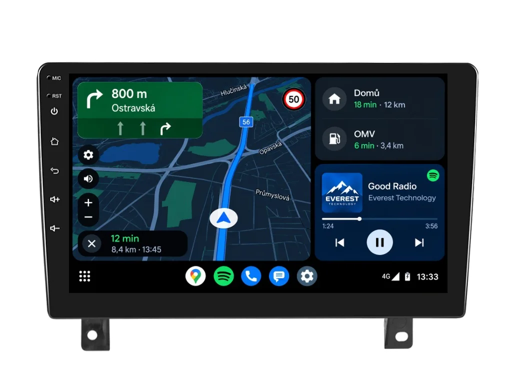 ISUDAR 2DIN AUTORÁDIO Q74X-IEV106 ANDROID, OPEL ASTRA