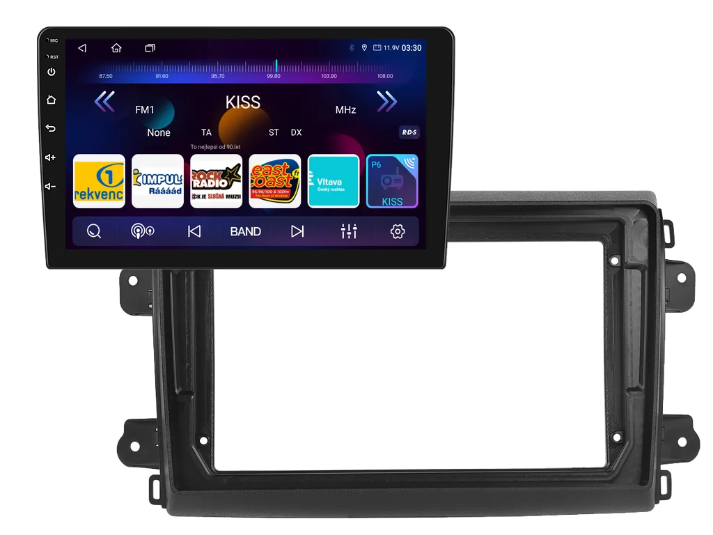 ISUDAR 2DIN AUTORÁDIO T75-IEV200 ANDROID, FIAT DUCATO 2021+