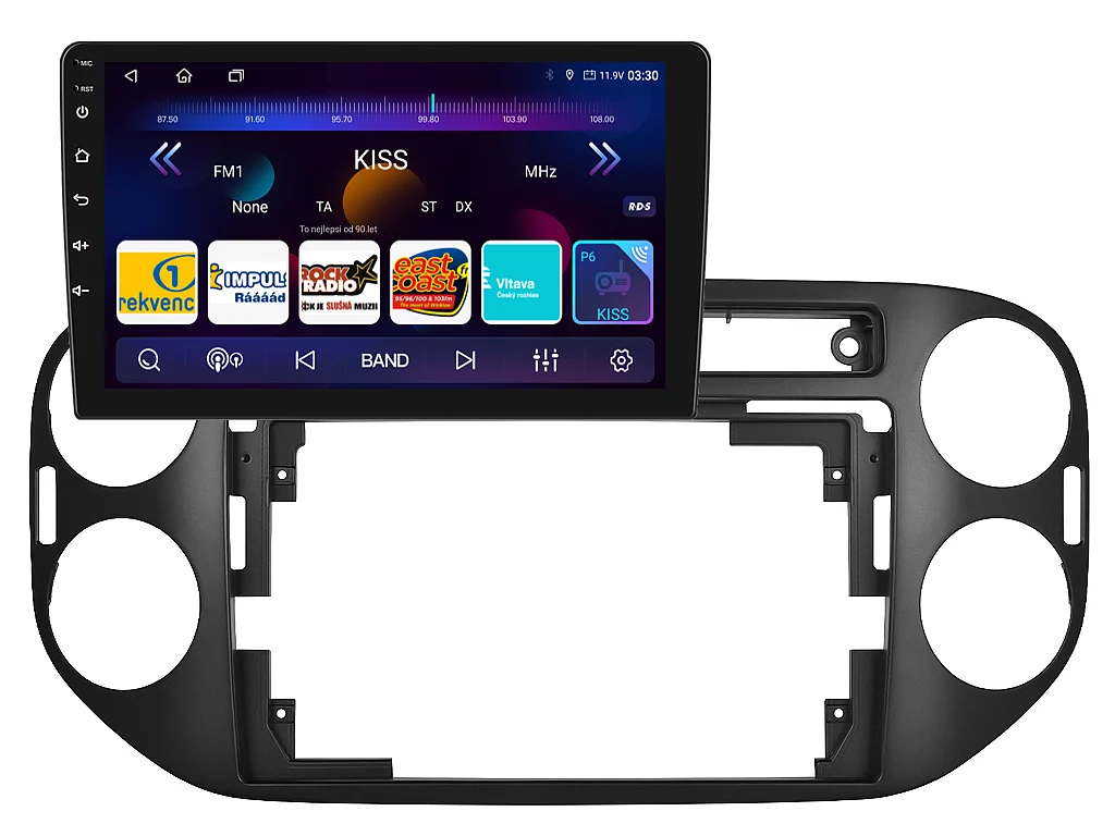 ISUDAR 2DIN AUTORÁDIO T72-IEV130 ANDROID, VOLKSWAGEN TIGUAN I