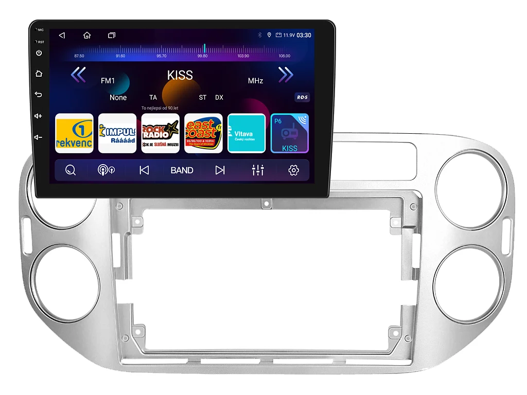 ISUDAR 2DIN AUTORÁDIO T72-IEV19 ANDROID, VOLKSWAGEN TIGUAN