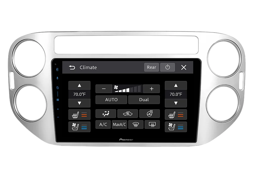 PIONEER 2DIN AUTORÁDIO SPH-PF97BT, VOLKSWAGEN TIGUAN