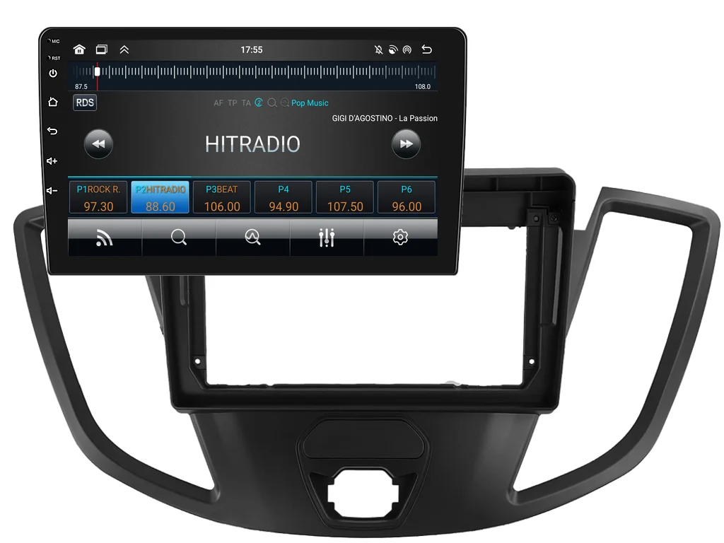 BMODE 2DIN AUTORÁDIO BEV213 ANDROID, FORD TRANSIT VIII