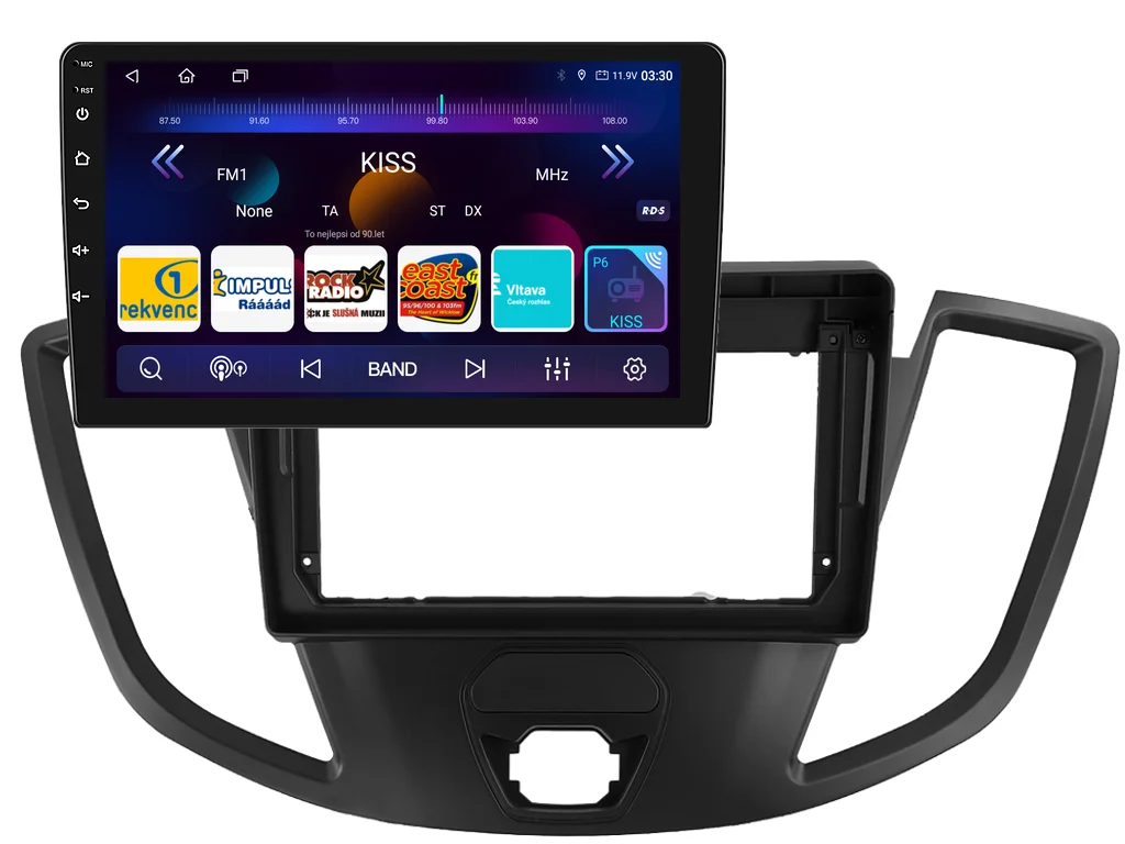 ISUDAR 2DIN AUTORÁDIO T72-IEV213 ANDROID, FORD TRANSIT VIII