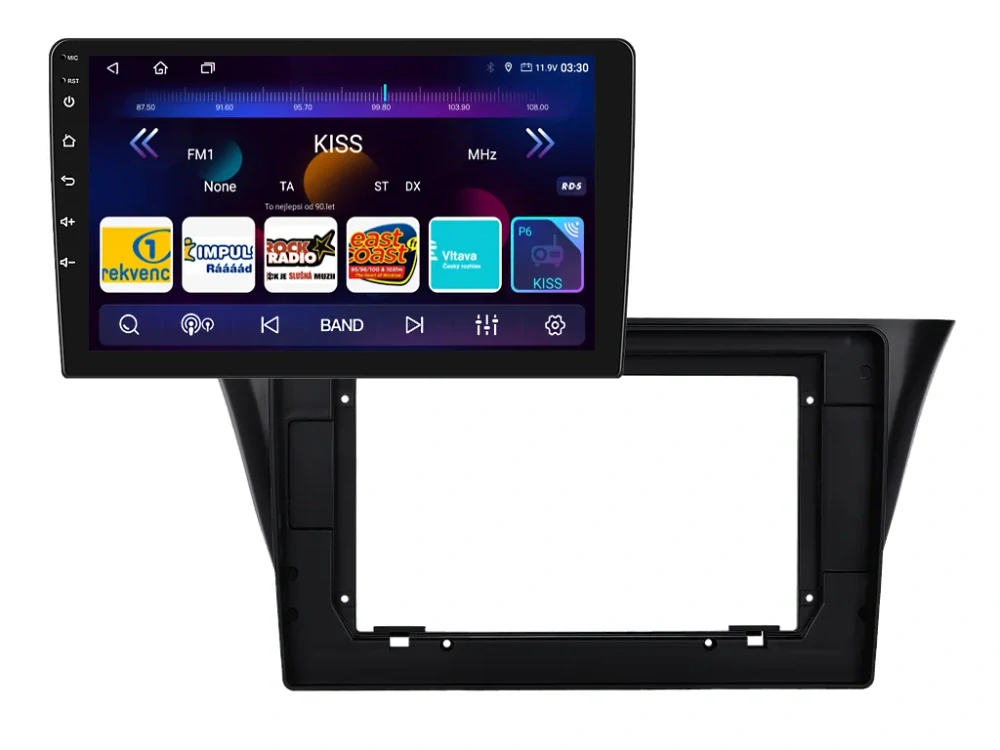 ISUDAR 2DIN AUTORÁDIO T75-IEV137 ANDROID, IVECO DAILY