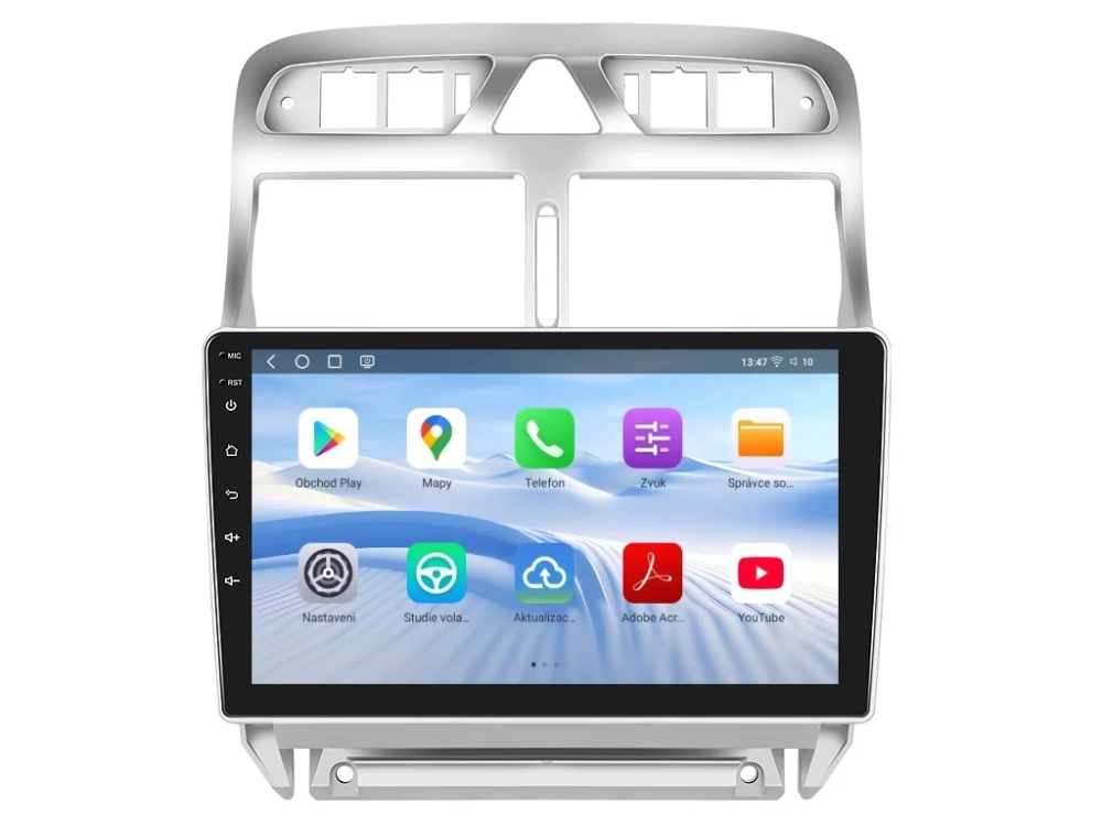 ISUDAR 2DIN AUTORÁDIO Q74X-IEV108 ANDROID, PEUGEOT 307