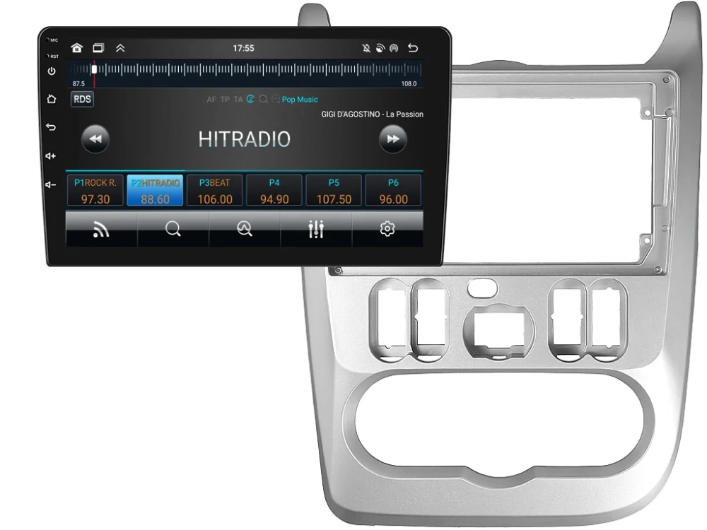 BMODE 2DIN AUTORÁDIO BEV79 ANDROID, DACIA LOGAN I, SANDERO I