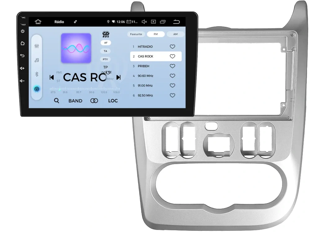XTRONS 2DIN AUTORÁDIO IQP-XEV84 ANDROID, DACIA LOGAN I, SANDERO I