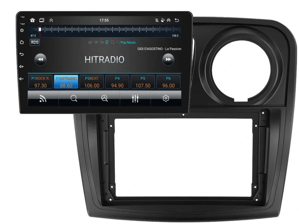 BMODE 2DIN AUTORÁDIO BEX82 ANDROID, DACIA LOGAN II, SANDERO II S KULATÝMI PRŮDUCHY