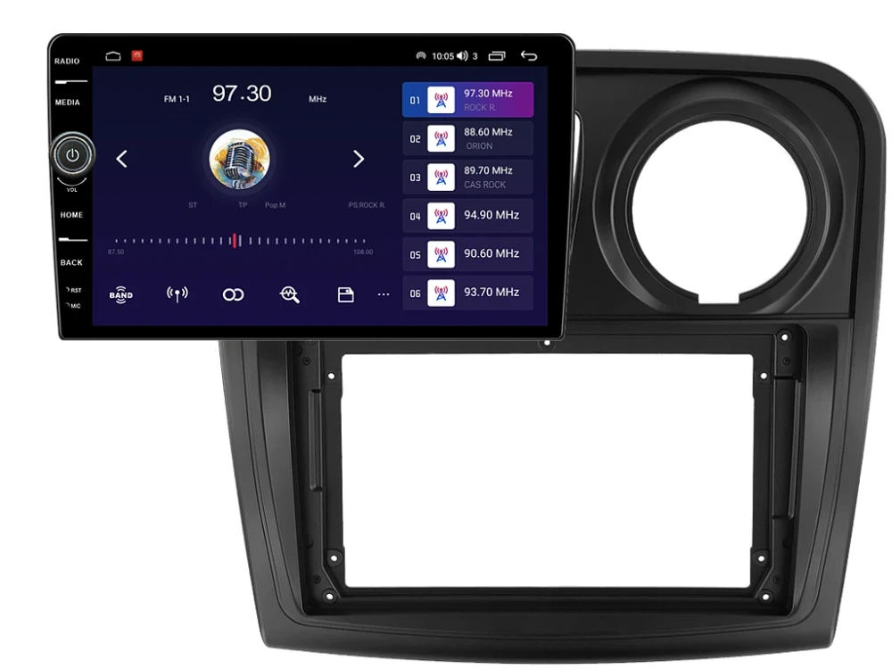 EVEREST 2DIN AUTORÁDIO EVE79 ANDROID, DACIA LOGAN II, SANDERO II S KULATÝMI PRŮDUCHY