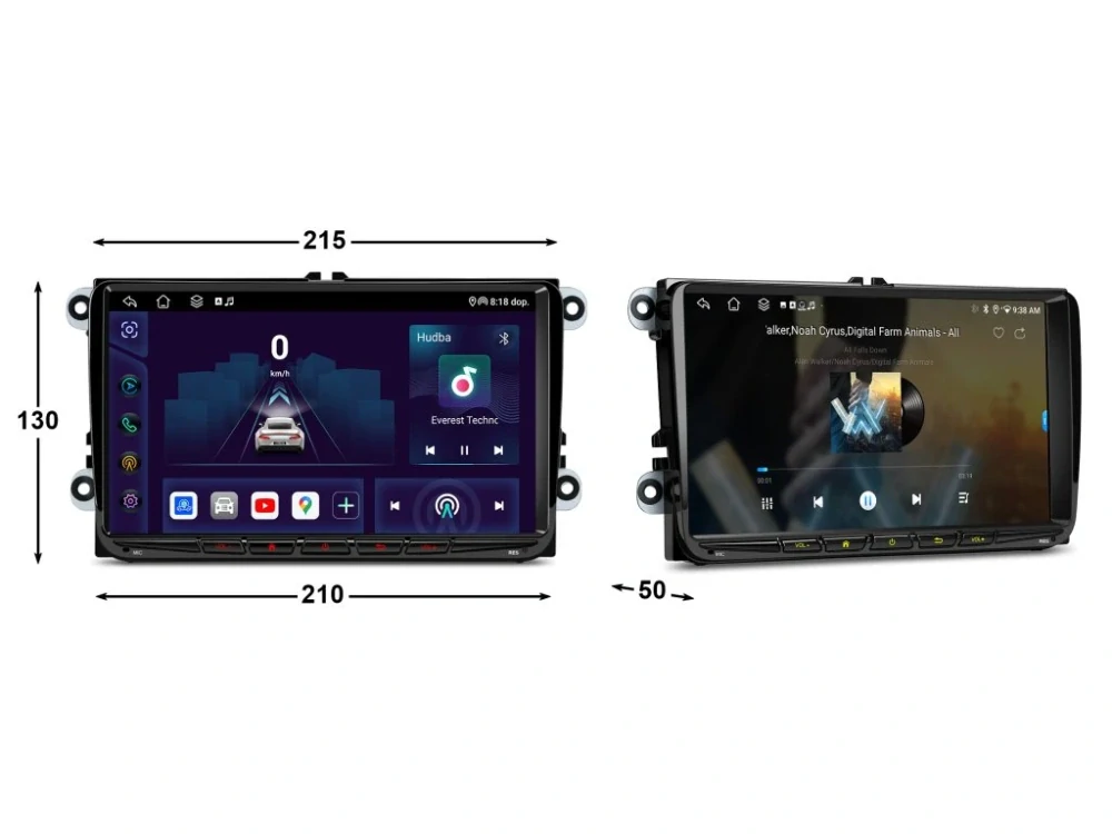 XTRONS 2DIN AUTORÁDIO ID90MTVL ANDROID S GPS