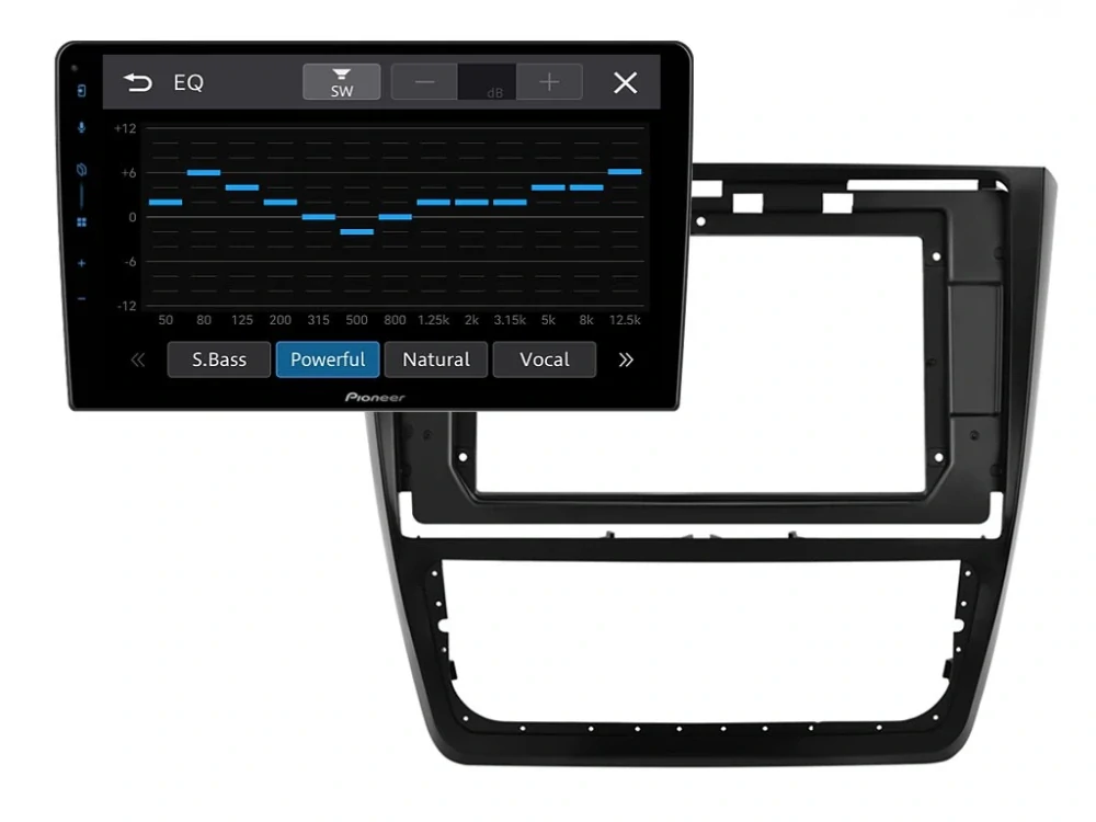 PIONEER 2DIN AUTORÁDIO SPH-PF97BT, ŠKODA YETI