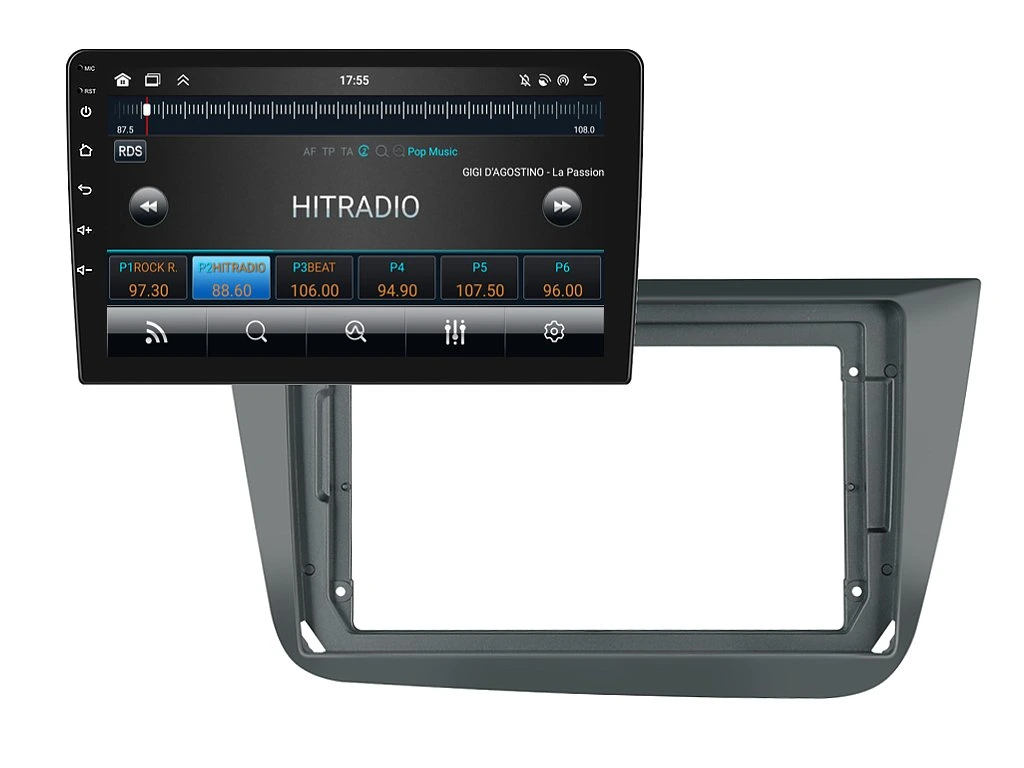 BMODE 2DIN AUTORÁDIO BEV09 ANDROID, SEAT ALTEO / TOLEDO