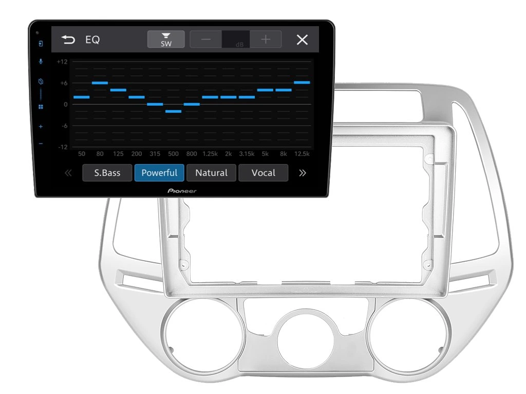 PIONEER 2DIN AUTORÁDIO SPH-PF97BT, HYUNDAI I20