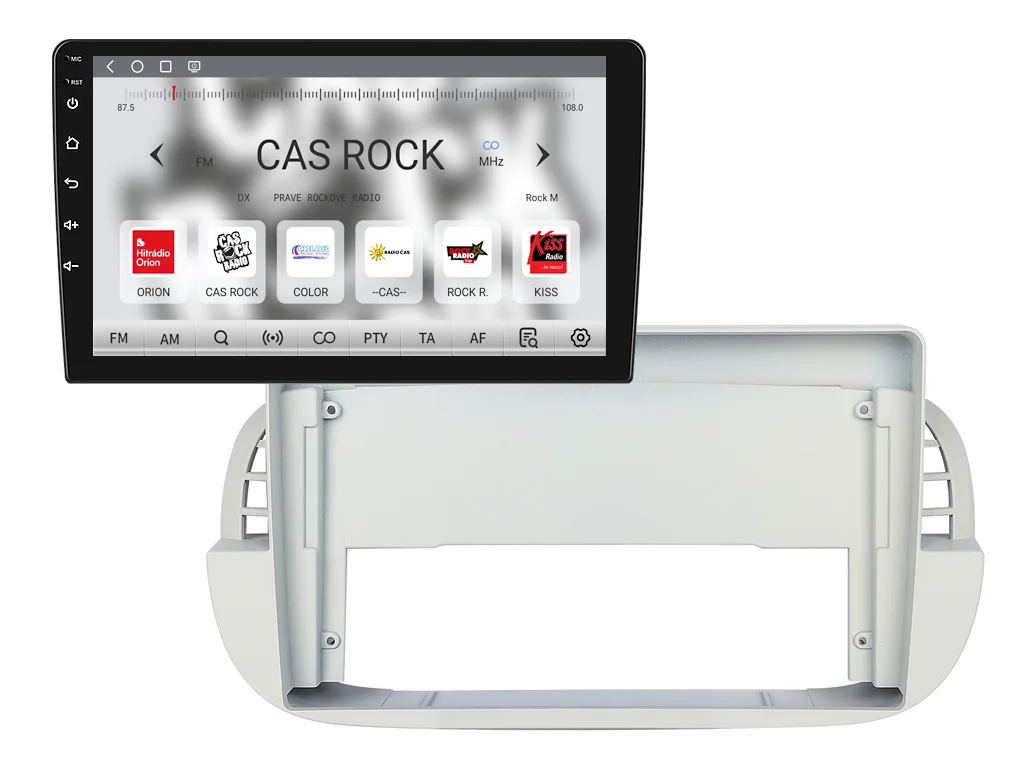 ISUDAR 2DIN AUTORÁDIO Q74X-IEV212 ANDROID FIAT 500