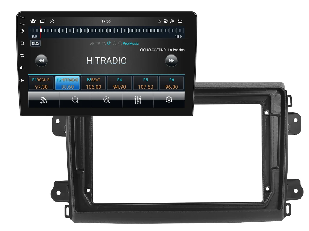 BMODE 2DIN AUTORÁDIO BEX200 ANDROID, FIAT DUCATO 2021+