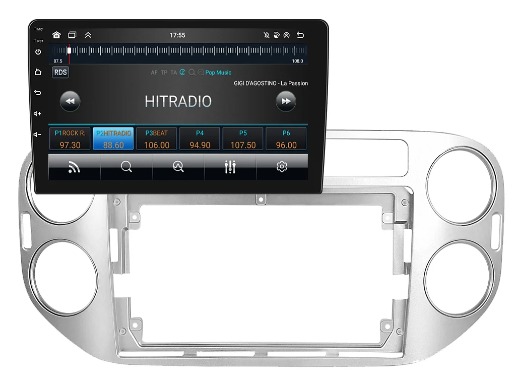 BMODE 2DIN AUTORÁDIO BEV21 ANDROID, VOLKSWAGEN TIGUAN