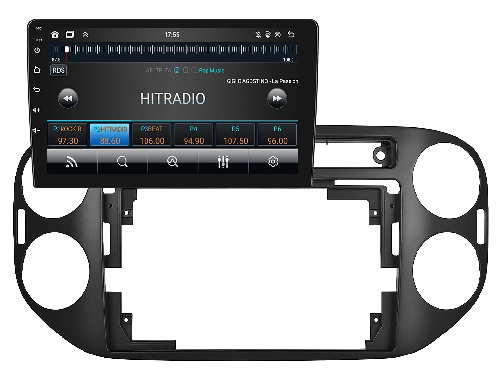 BMODE 2DIN AUTORÁDIO BEX66 ANDROID, VOLKSWAGEN TIGUAN I