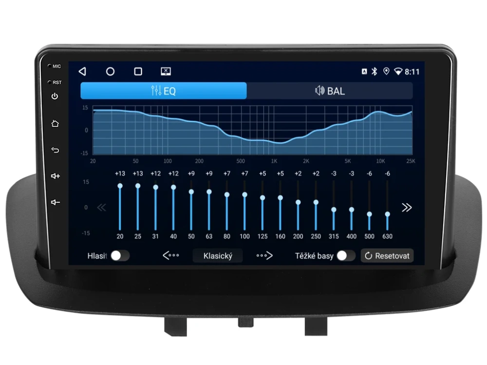 BMODE 2DIN AUTORÁDIO BET217 ANDROID, RENAULT MEGANE III / RENAULT FLUENCE