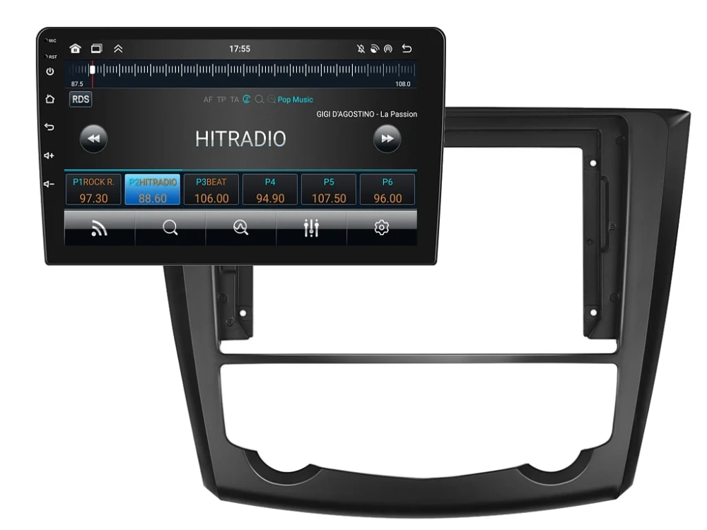 BMODE 2DIN AUTORÁDIO BEX18 ANDROID, RENAULT KADJAR