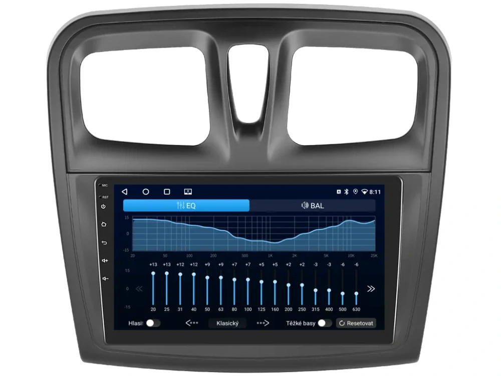 BMODE 2DIN AUTORÁDIO BET81 ANDROID, DACIA LOGAN II, SANDERO II S HRANATÝMI PRŮDUCHY