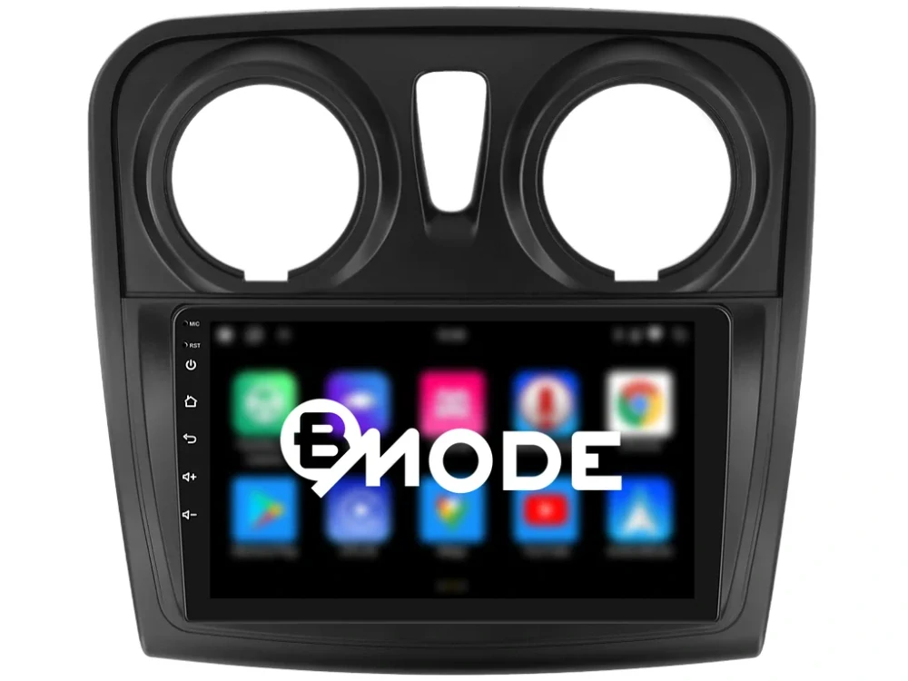 BMODE 2DIN AUTORÁDIO BEV82 ANDROID, DACIA LOGAN II, SANDERO II S KULATÝMI PRŮDUCHY