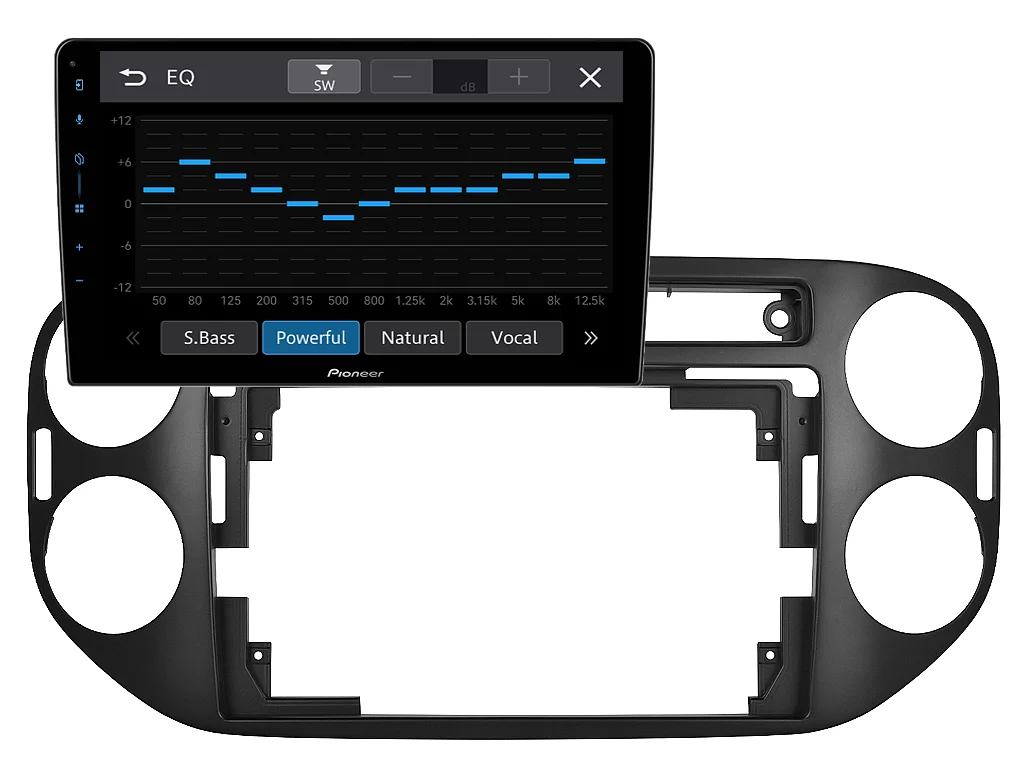PIONEER 2DIN AUTORÁDIO SPH-PF97BT, VOLKSWAGEN TIGUAN I