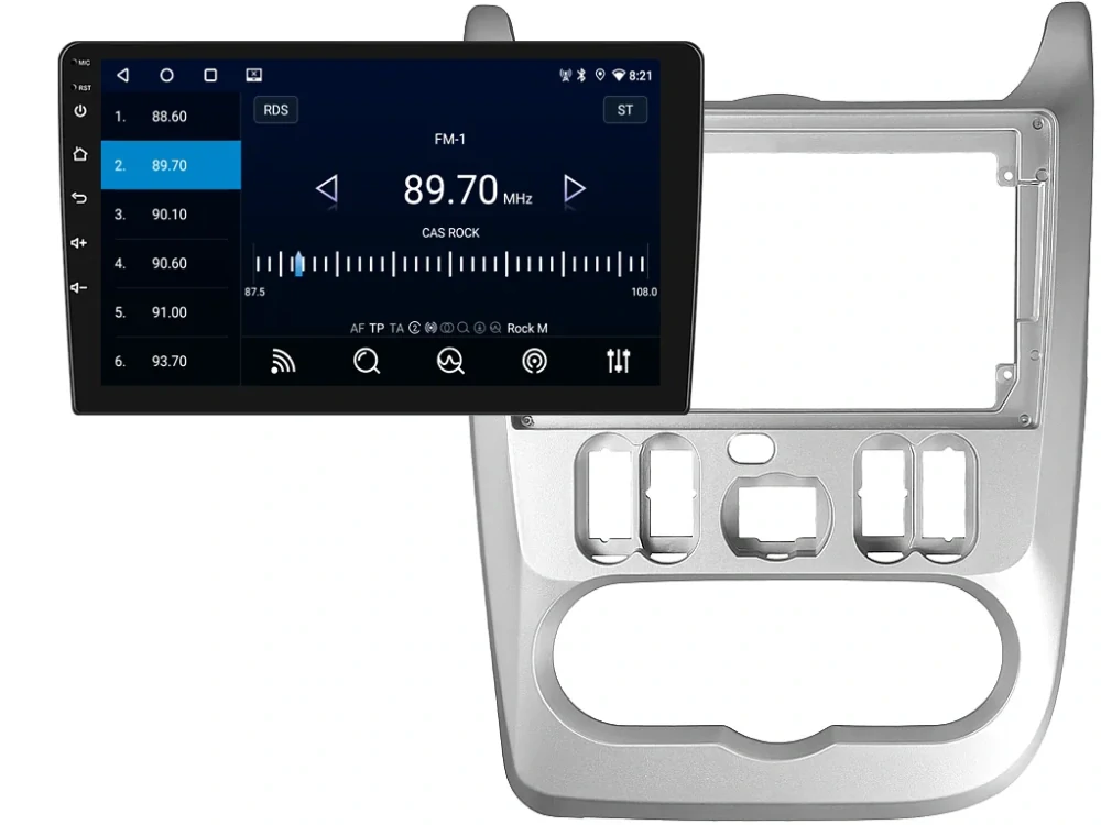 BMODE 2DIN AUTORÁDIO BET79 ANDROID, DACIA LOGAN I, SANDERO I